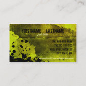 創造的なデザインの名刺 名刺 (裏面)