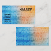 創造的なデザインの名刺 名刺 (正面/裏面)