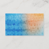 創造的なデザインの名刺 名刺 (裏面)