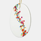 創造的なビジネスとしてBlockchainの技術 セラミックオーナメント (左)