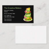 創造的なベーカリーおよびケータリング 名刺 (正面/裏面)