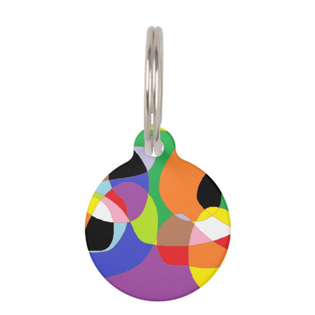 創造的なペットタグ ペット　ネームタグ (正面)