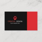 創造的なペット 名刺 (正面)