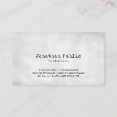 創造的なヴィンテージのデザインのかわいく明白なレトロのトレンディー 名刺 (裏面)