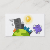 創造的な世界 名刺 (裏面)