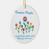 創造的な人々 セラミックオーナメント (右)