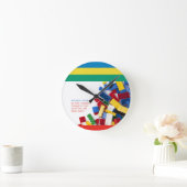 創造的な作家のブロックの解決 ラウンド壁時計 (ホーム)