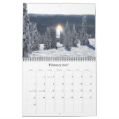 創造的な公有地のコレクション カレンダー (2月 2027)