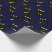 創造的な卒業ギフト ラッピングペーパー (角)