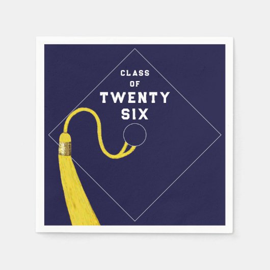 創造的な卒業クラス 2026 スタンダードカクテルナプキン (正面)