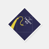 創造的な卒業クラス 2026 スタンダードカクテルナプキン (角)