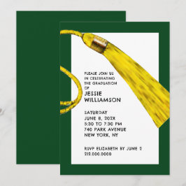 創造的な卒業パーティーの招待状 招待状