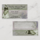 創造的な名刺からのアビゲイルのレース 名刺 (正面/裏面)