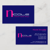 創造的な名刺Design_12 名刺 (正面/裏面)