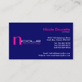 創造的な名刺Design_12 名刺 (裏面)