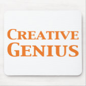 創造的な天才ギフト マウスパッド (正面)