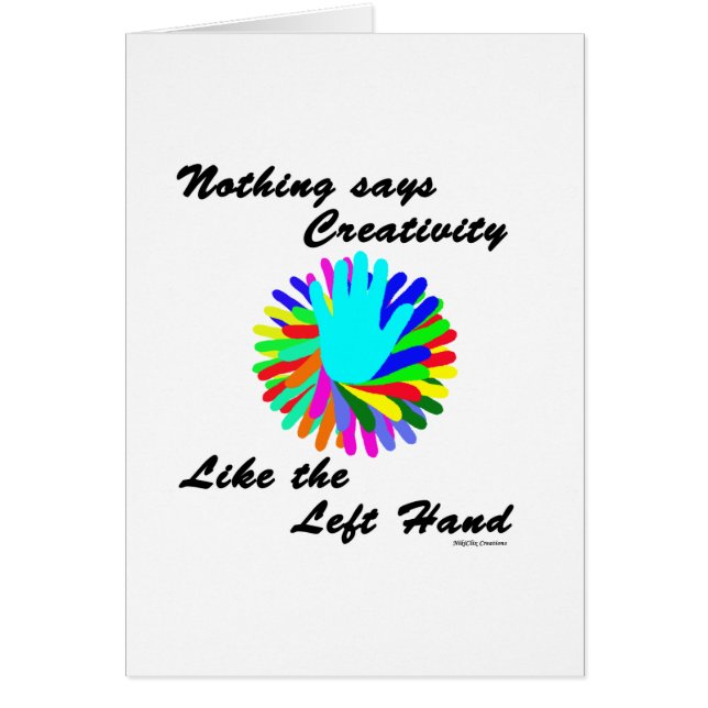 創造的な左手 (正面)