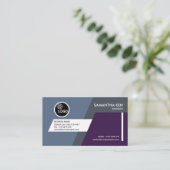 創造的な未来派のTrapeziumエンジニア 名刺 (スタンド正面)