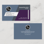 創造的な未来派のTrapeziumエンジニア 名刺 (正面/裏面)