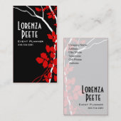 創造的な枝(イベントプランナー) 名刺 (正面/裏面)