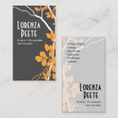 創造的な枝(イベントプランナー) 名刺 (正面/裏面)