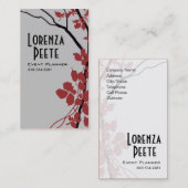 創造的な枝(イベントプランナー) 名刺 (正面/裏面)