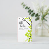 創造的な枝(ファッションのスタイリスト) 名刺 (スタンド正面)