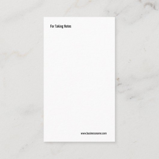 創造的な熱気の気球の乳母の名刺 名刺 (裏面)