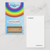 創造的な熱気の気球の乳母の名刺 名刺 (正面/裏面)