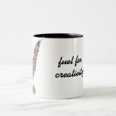 創造的な燃料のマグ ツートーンマグカップ (中央)