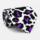 創造的な牛紫色のタイ ネクタイ (ロール)