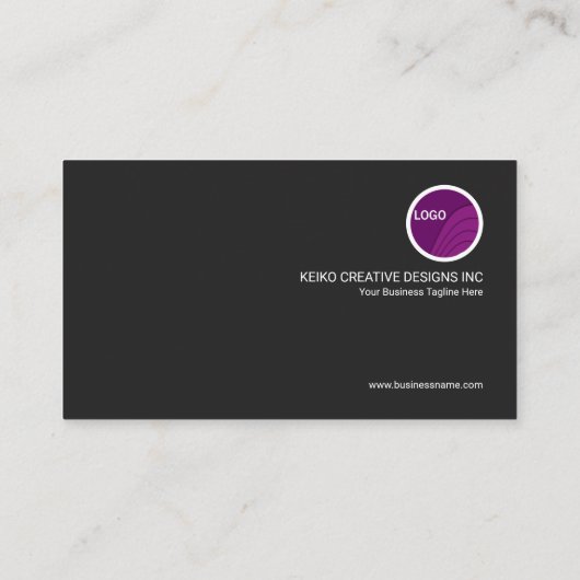 創造的な白人の直角のサプライチェーンのマネージャー 名刺 (裏面)