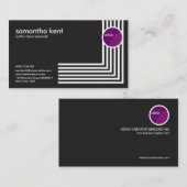 創造的な白人の直角のサプライチェーンのマネージャー 名刺 (正面/裏面)