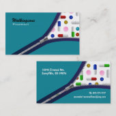 創造的な薬学の名刺 名刺 (正面/裏面)