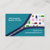 創造的な薬学の名刺 名刺 (裏面)