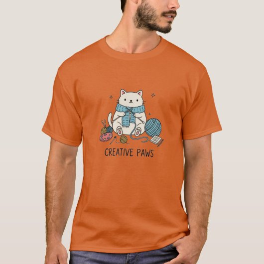 創造的な趣味のツールを使った幻想的なペットアート Tシャツ (正面)