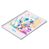 創造的な魂のための気まぐれなロボットアーティスト ノートブック (左側)