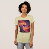 創造的モメンタムの螺旋 Tシャツ (正面フル)