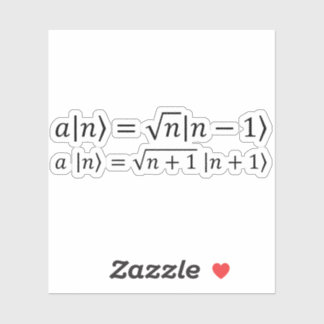 創造・消滅演算子 シール