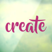 "創造" 窓用ステッカー ウィンドウサイン (シート3)