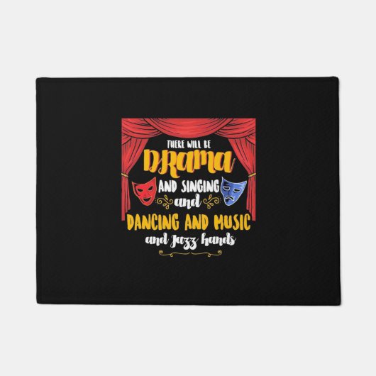 劇が続く ドアマット (正面)