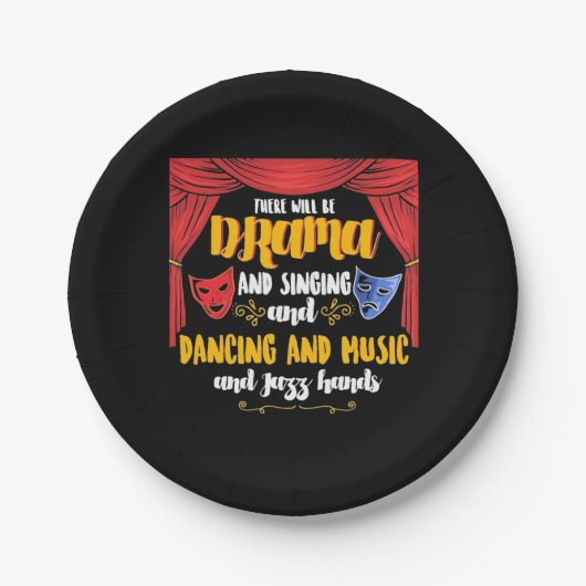 劇が続く ペーパープレート (正面)