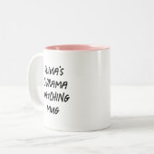 劇モダン中国の劇パーソナライズされたCドラマ鑑賞 ツートーンマグカップ (正面左)