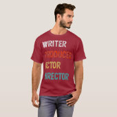 劇作家プロデューサー演出家フィルムメーカー映画 Tシャツ (正面フル)