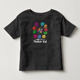 『劇団キッド・ミュージカルおもしろい俳優の心』 トドラーTシャツ