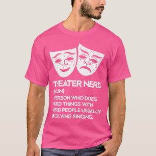 劇場おたく名詞扇ミュージカルオペラステージ俳優 Tシャツ