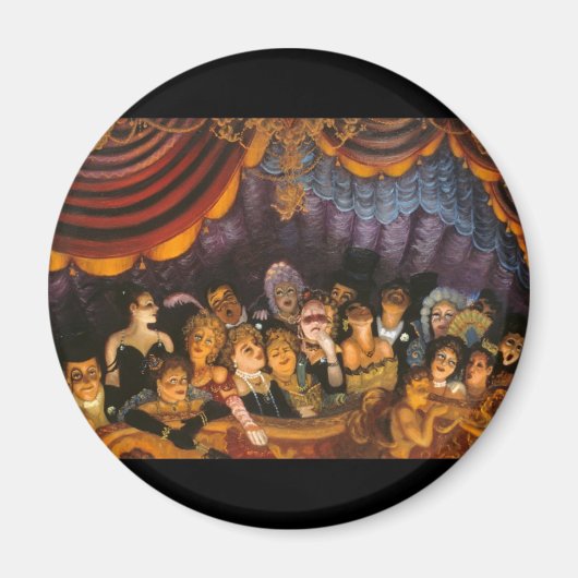 劇場おもしろい マグネット (正面)