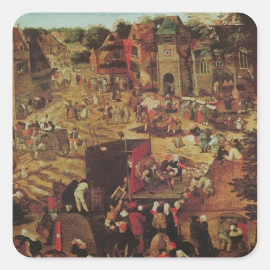 劇場および行列とのKermesse スクエアシール (正面)