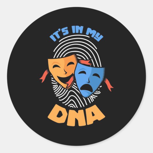 劇場それは私のDnaにある ラウンドシール (正面)