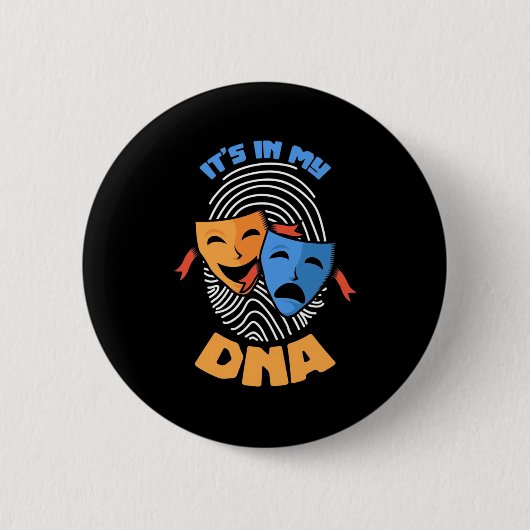 劇場それは私のDnaにある 缶バッジ (正面)
